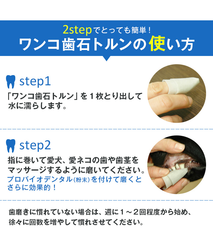 わんこ歯石トルン （犬・猫用） 120枚入り【歯磨き・いぬ・手入れ】